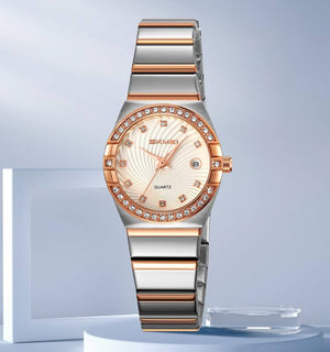 Skmei - 2342 - Women Stainless Steel Quartz - Silver/RoseGold image 1