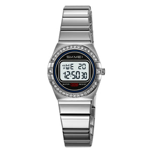 SKMEI - 2446 - Women Digital Stainless Steel Watch - silver image 0