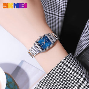 Skmei - 2237 - Women Stainless Steel Quartz - silver/blue image 2