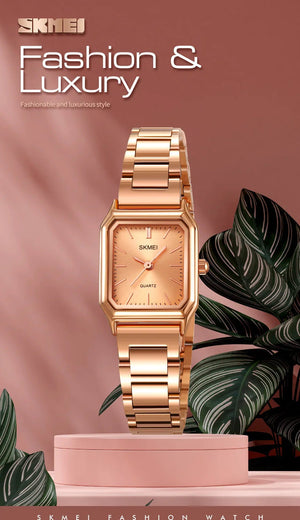 Skmei - 2237 - Women Stainless Steel Quartz - rose gold image 5