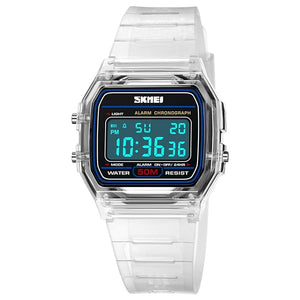 Skmei - 2056 - Women Neon Clear Digital Watch - White image 4