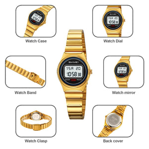 Skmei – 2338 – Women Digital Display Watch – Gold image 6