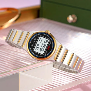 Skmei – 2338 – Women Digital Display Watch – Silver / Gold image 3