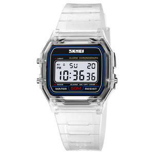 Skmei - 2056 - Women Neon Clear Digital Watch - White image 0