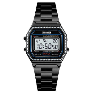 Skmei - 1474 - Digital Women Watch - Black image 0