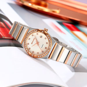 Skmei - 2342 - Women Stainless Steel Quartz - Silver/RoseGold image 0