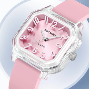 SKMEI - 2484 - Women Quartz movement Wristwatches For Students - light purple image 0