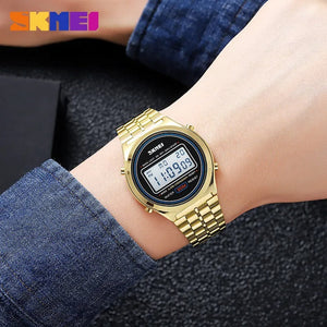 Skmei 2146 Luminous 50m Waterproof Mutifunctional - Gold image 3