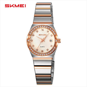 Skmei - 2342 - Women Stainless Steel Quartz - Silver/RoseGold image 2