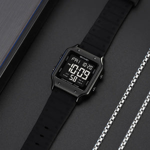 Skmei - 2526 - Women Digital Watch Original Silicone Strap - Black/Black image 1