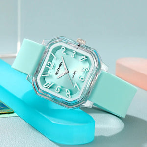 Skmei 2484 Women Quartz movement Wristwatches For Students - lightblue image 1
