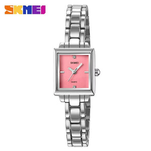 SKMEI - 2315 - Women Vintage Quartz Watch - silver/pink image 1