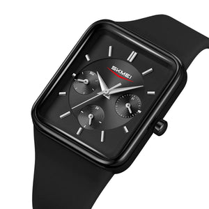 Skmei – 2323 – Women Elegant Silicon Strap Watch – Black image 0