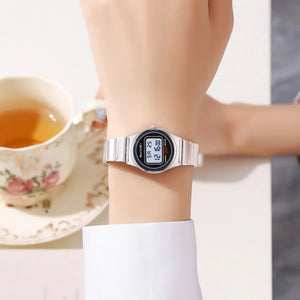 Skmei – 2338 – Women Digital Display Watch – Silver / Gold image 2