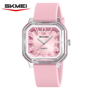 SKMEI - 2484 - Women Quartz movement Wristwatches For Students - light purple image 1
