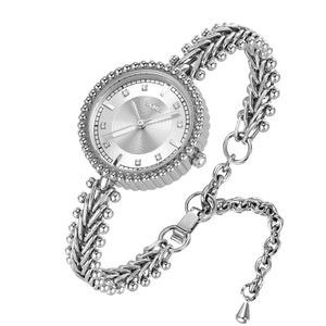 Skmei - 2548 - Women Minimal Quartz Timepiece - silver/silver image 0