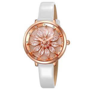 Skmei - 2268 - Women Rotating Flower - White image 0