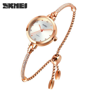 SKMEI - 1805 - Women Stainless Steel Quartz Waterproof Bracelet - silver image 0
