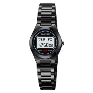 SKMEI - 2334 - Women Digital Stainless Steel Watch - black image 1