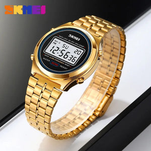 Skmei 2146 Luminous 50m Waterproof Mutifunctional - Gold image 2