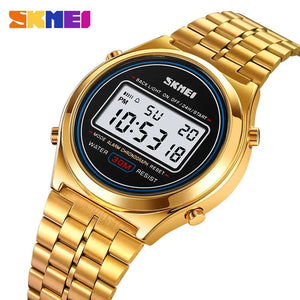 Skmei 2146 Luminous 50m Waterproof Mutifunctional - Gold image 4