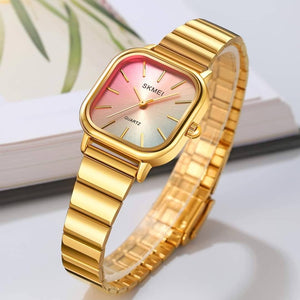 SKMEI - 2190 - Women Waterproof Luxury Stainless Steel - gold image 1