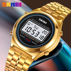 Skmei 2146 Luminous 50m Waterproof Mutifunctional - Gold image 1