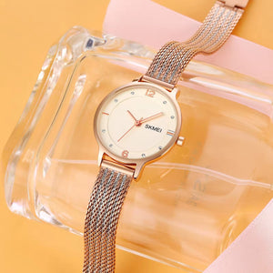 SKMEI - 1874 - Women Stainless Steel Quartz Watch - rose gold image 3