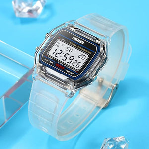 Skmei - 2056 - Women Neon Clear Digital Watch - White image 5