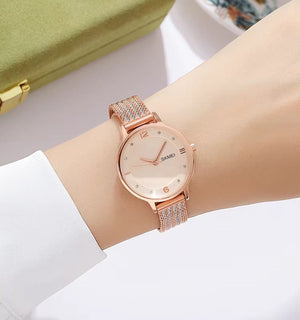 SKMEI - 1874 - Women Stainless Steel Quartz Watch - rose gold image 5