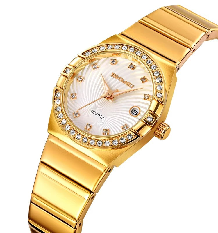 Skmei - 2342 - Women Stainless Steel Quartz - Golden image 0