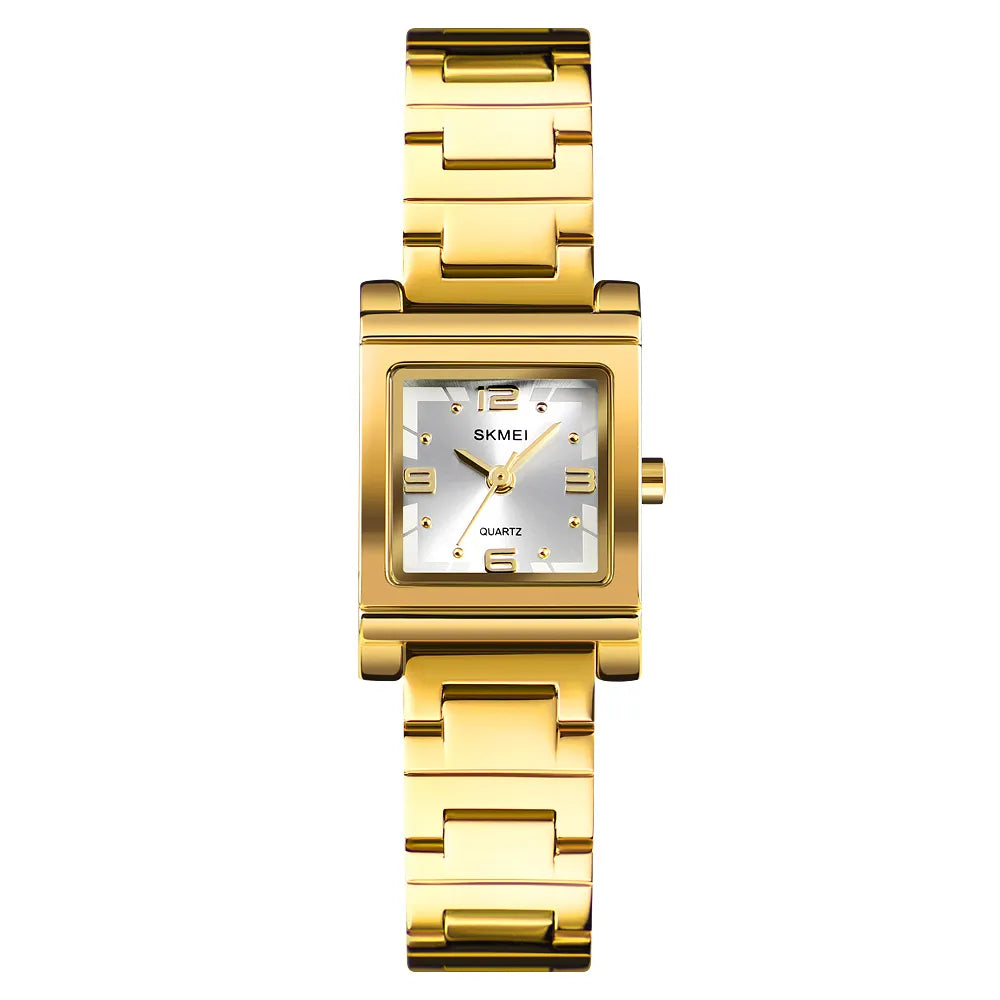 SKMEI 1388 Women Elegant Quartz Watch - Gold