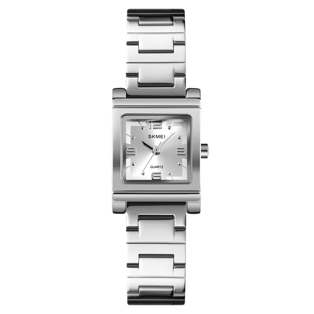 SKMEI 1388 Women Elegant Quartz Watch - Silver/Silver