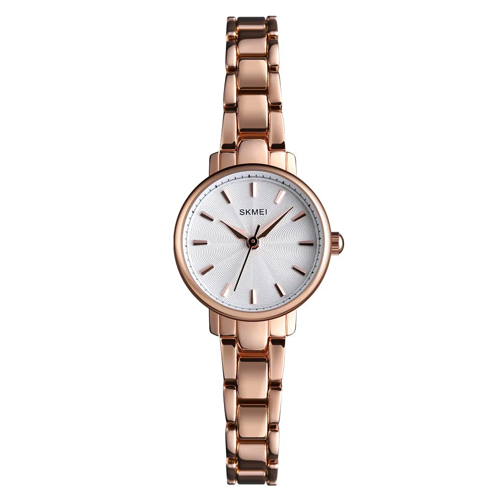 SKMEI 1410 Women Elegant Quartz Watch - RoseGold