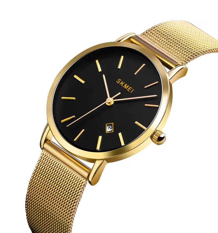 SKMEI 1530 Women Minimalist Quartz Watch - Gold