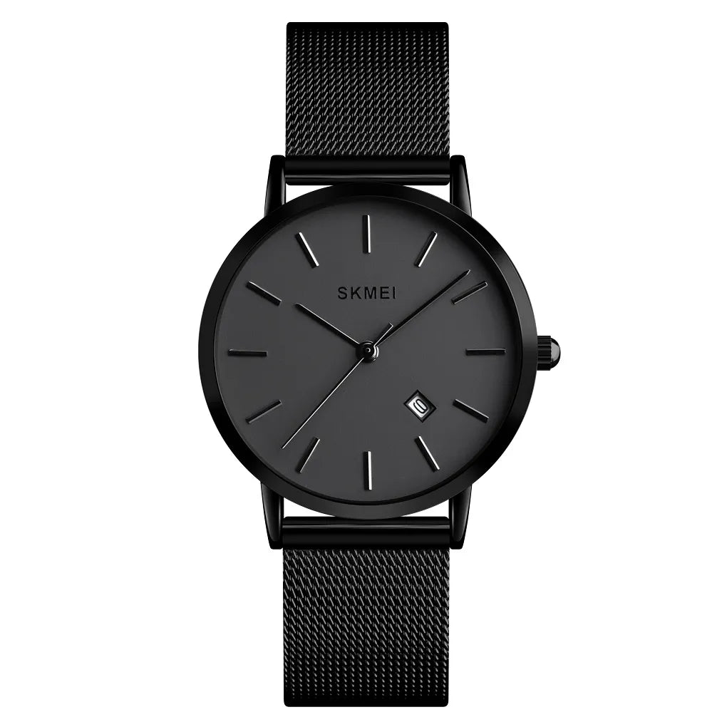 SKMEI 1530 Women Minimalist Quartz Watch - Black