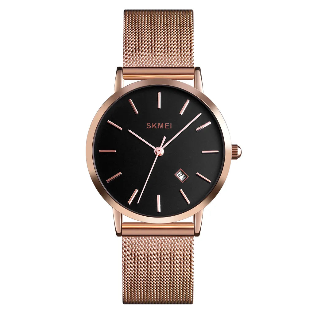SKMEI 1530 Women Minimalist Quartz Watch - RoseGold