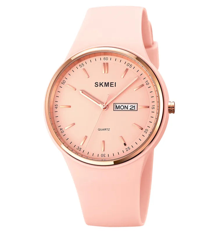SKMEI 1747 Classic Quartz Watch - Pink