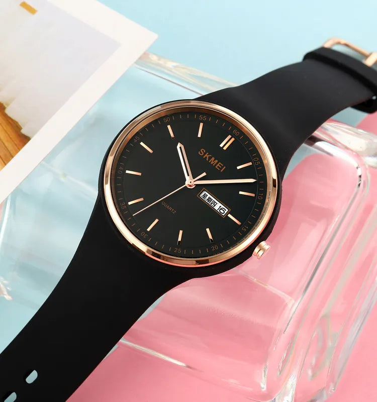 SKMEI 1747 Classic Quartz Watch - Black