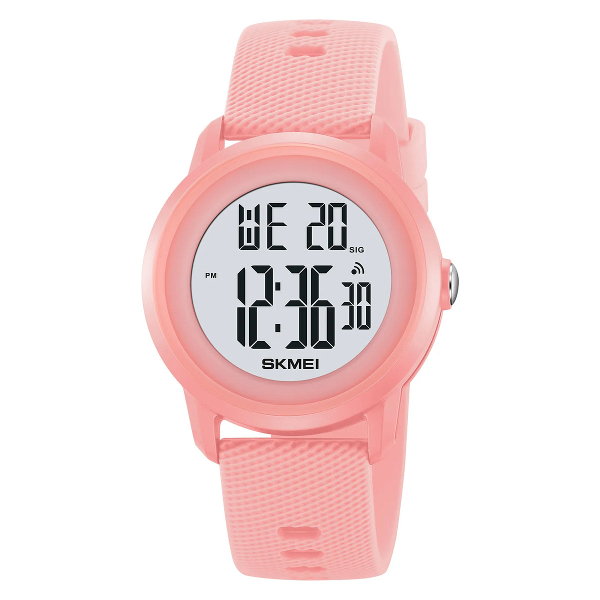 SKMEI 2218 Lightweight Digital Sport Watch - Pink – Skmei Women Pakistan