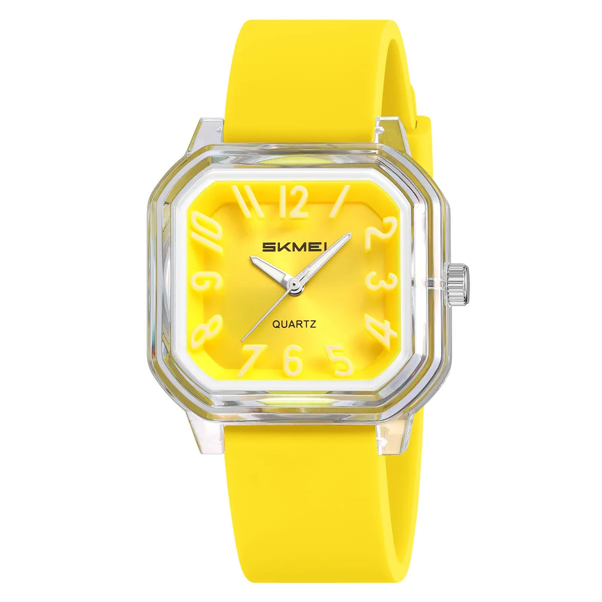 Skmei 2484 Women Quartz movement Wristwatches For Students - Yellow
