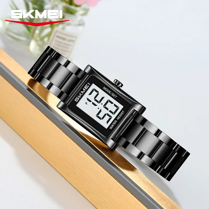 SKMEI 2569 Women Digital Steel Watch - Black