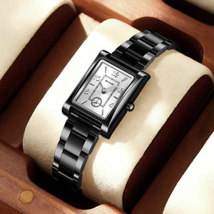 SKMEI 2570 Women Down Second Quartz Watch - Black/White