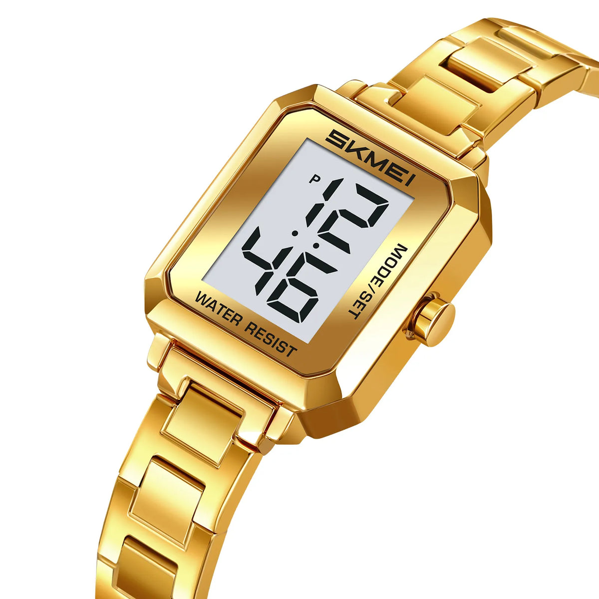 SKMEI 2581 Women Digital Watch - Gold