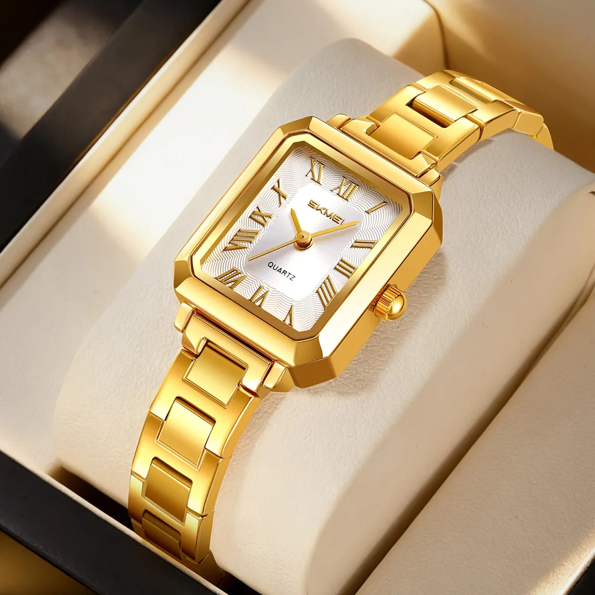 SKMEI 2582 Elegant Ladies Watch - Gold/Silver