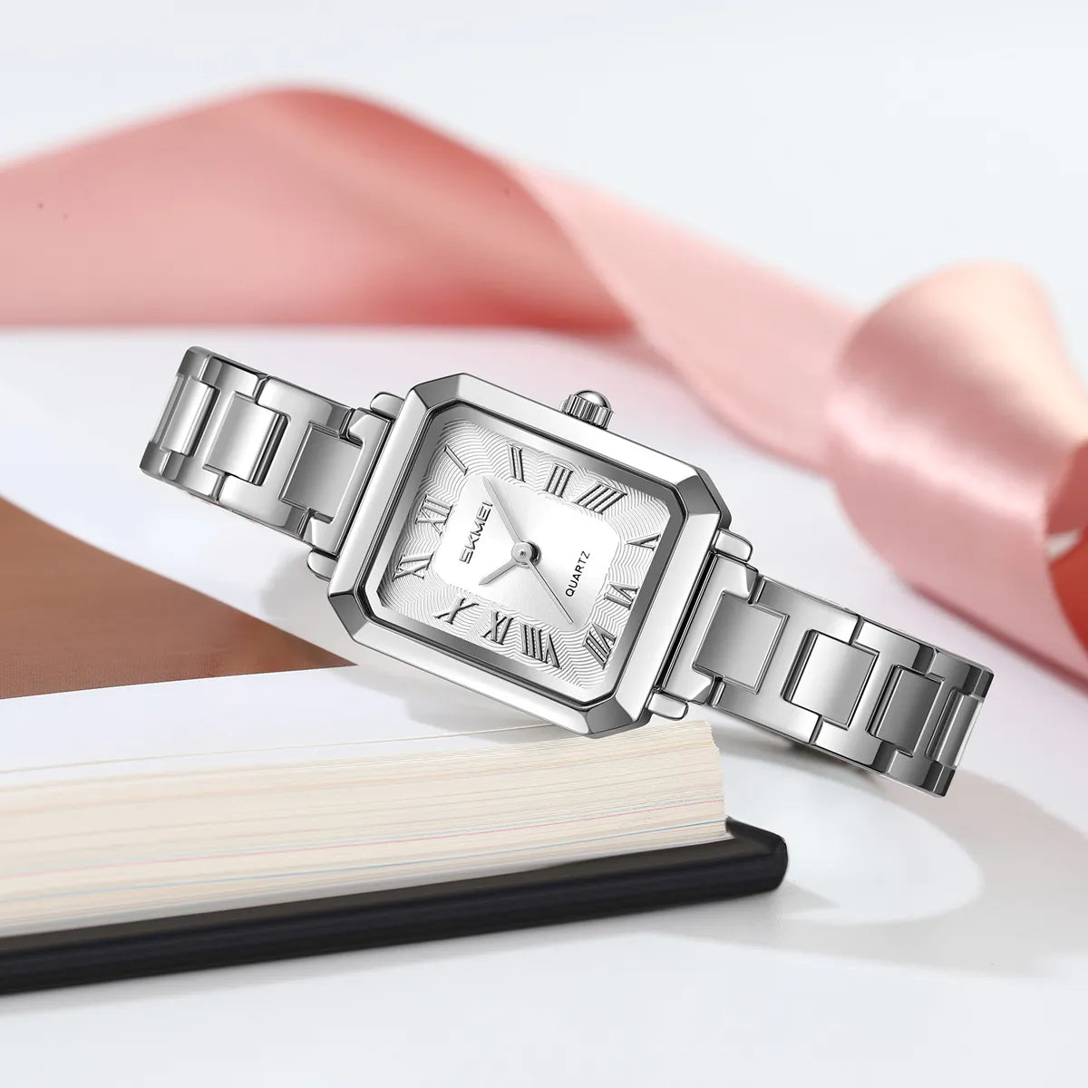 SKMEI 2582 Elegant Ladies Watch - Silver/Silver