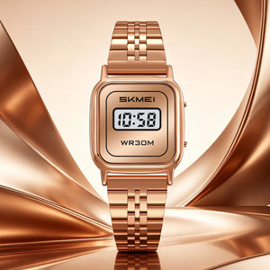 SKMEI 2589 Women Digital Watch - Rosegold