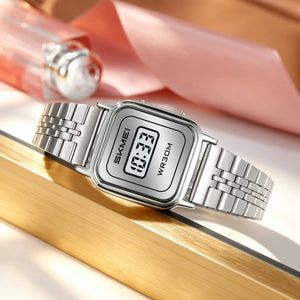 SKMEI 2589 Women Digital Watch - Silver