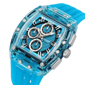 SKMEI 2606 Sport Chronograph Watch - Blue