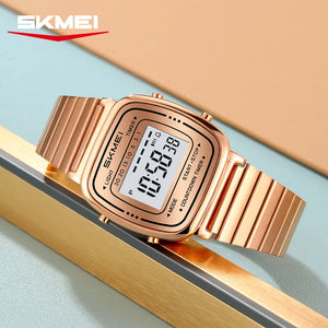 SKMEI 2623 Women Digital Watch - Rosegold